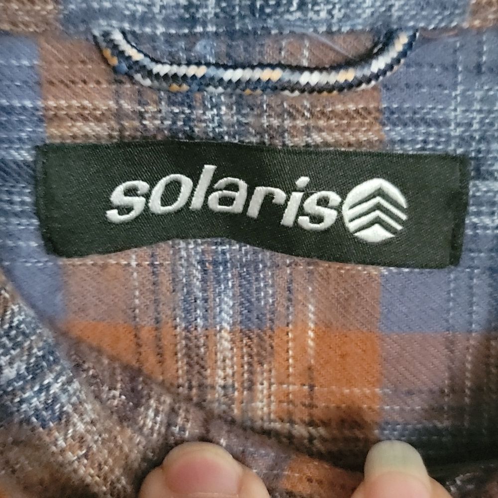 Solaris Flannel Big And Tall button-down size 3XT HANDSOME FIT - Picture 4 of 6